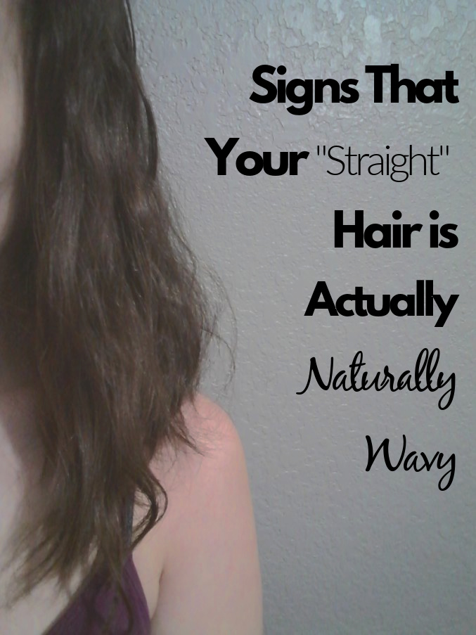 Signs that your straight hair is actually naturally wavy