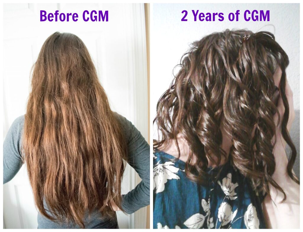 Wavy Hair Before and After Curly Girl Method