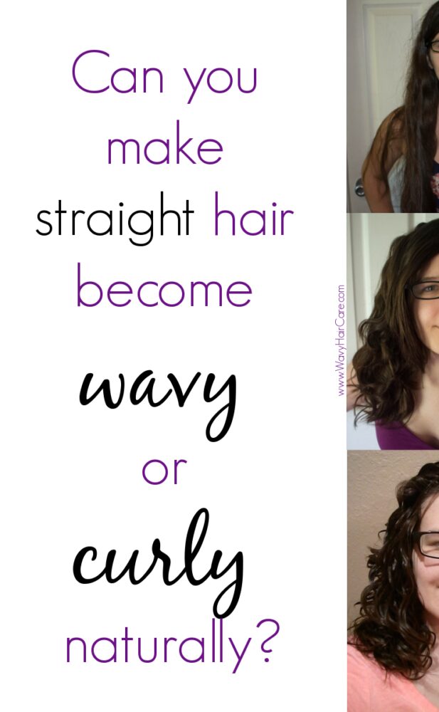 Curly hair outlet from straight hair