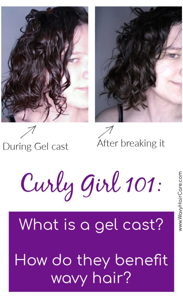 What is A Hair Cast or Gel Cast & How To Create One - Wavy Hair Care