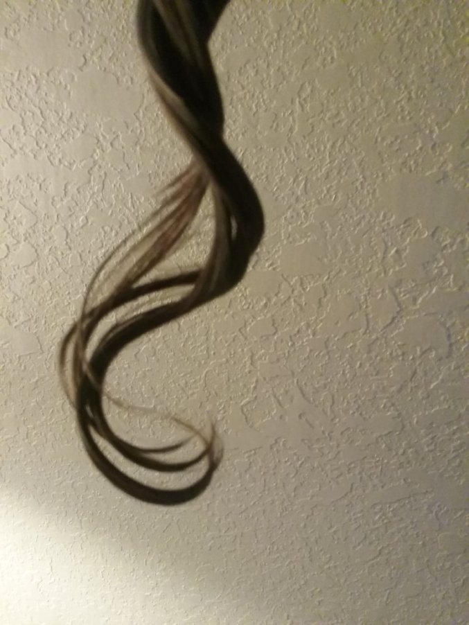Stringy curl clump