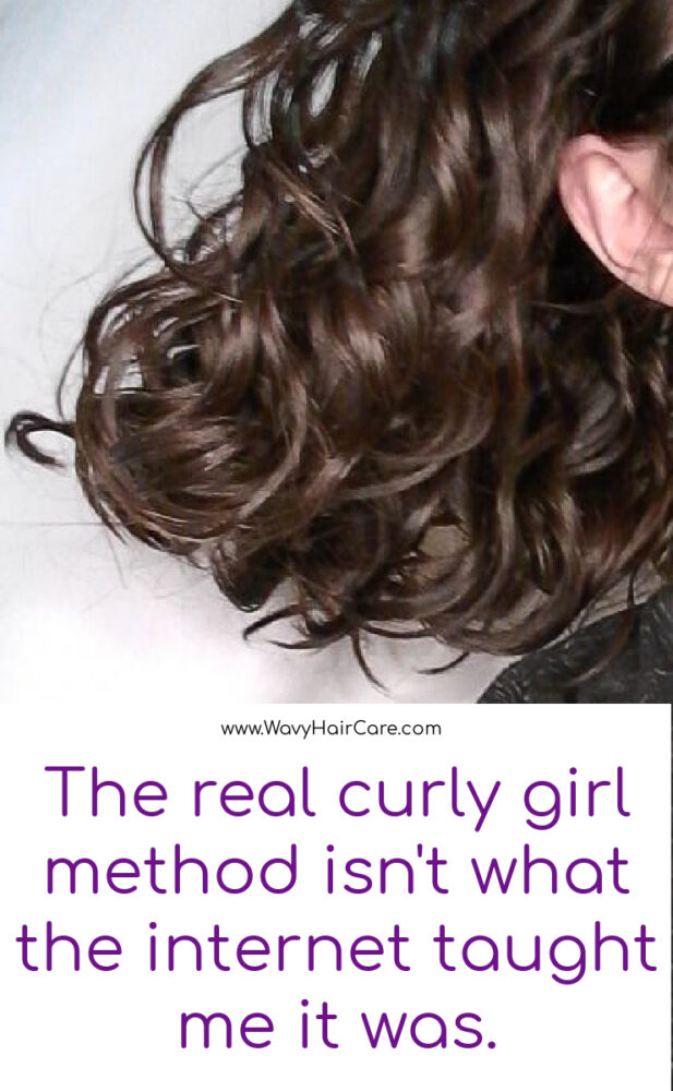 The real curly girl method isn't what the internet taught me it was