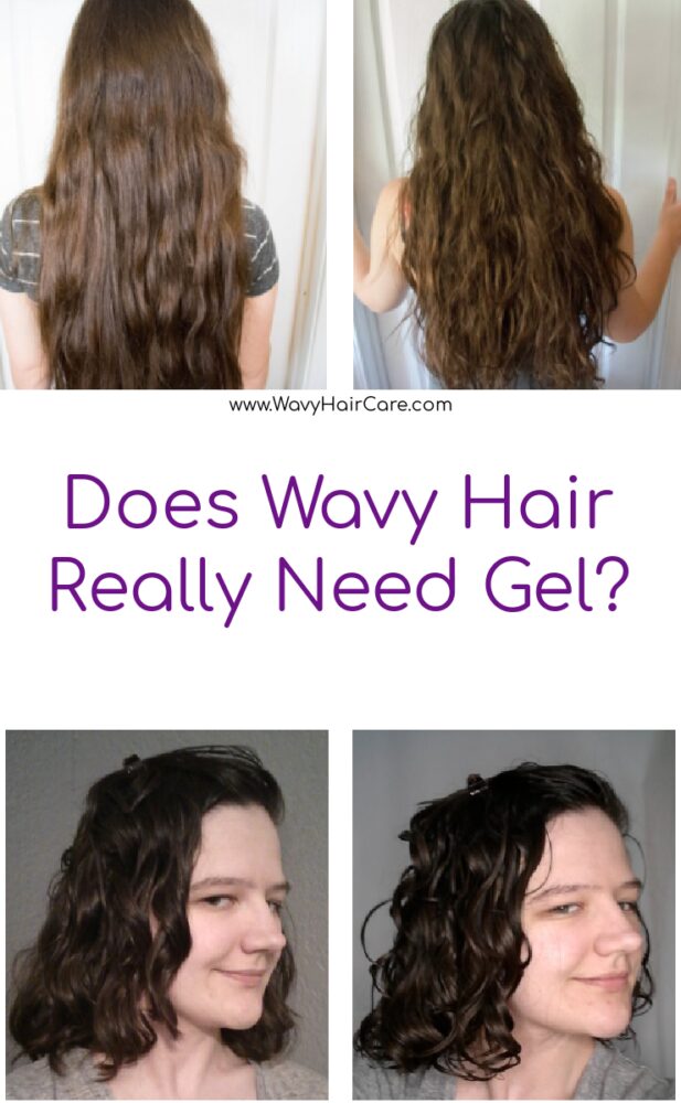 Does wavy hair really need gel in the curly girl method?
