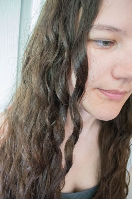 early curly girl method frizz