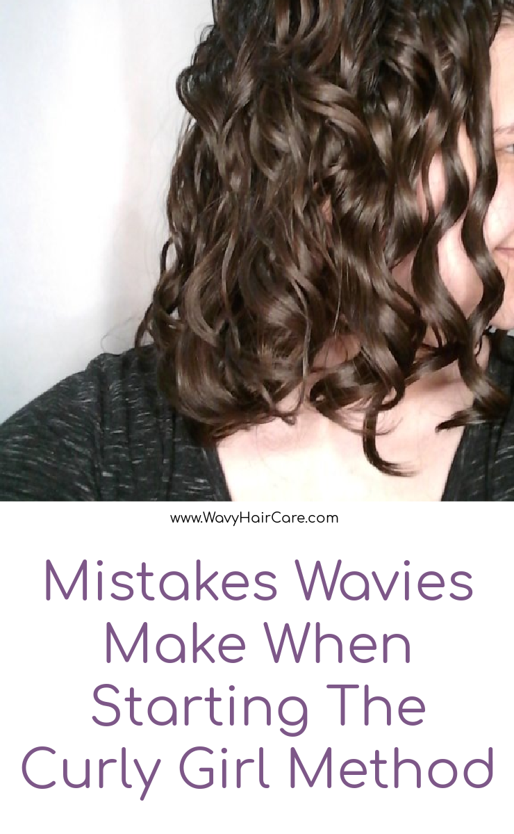 Common mistakes people with wavy hair make when starting the curly girl method