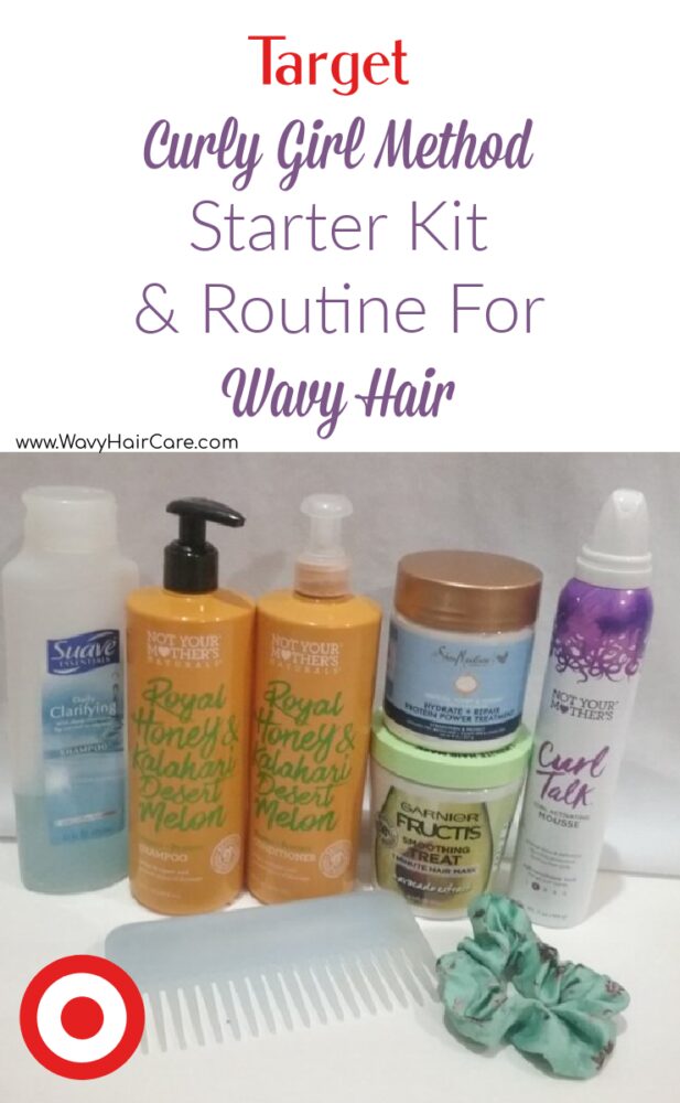 Target curly girl method starter kit for wavy hair + starter routine