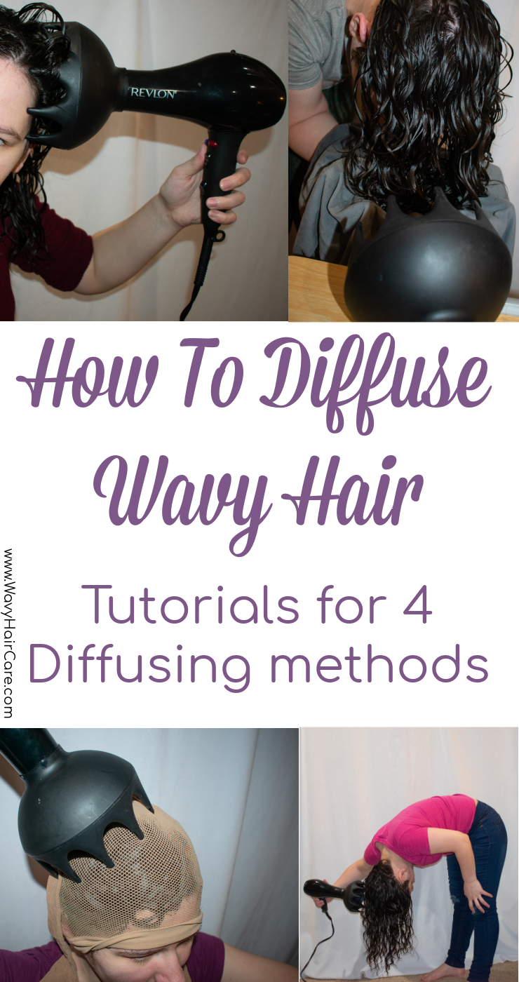 How To Diffuse Wavy Hair 4 Ways: Step By Step With Pictures - Wavy Hair Care