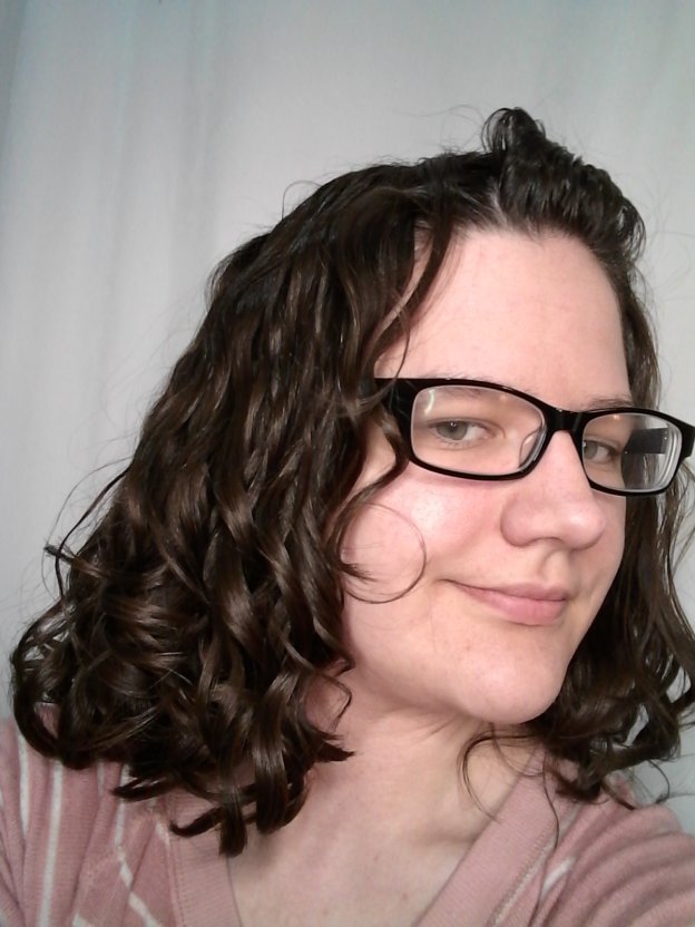 Wavy girl method hair