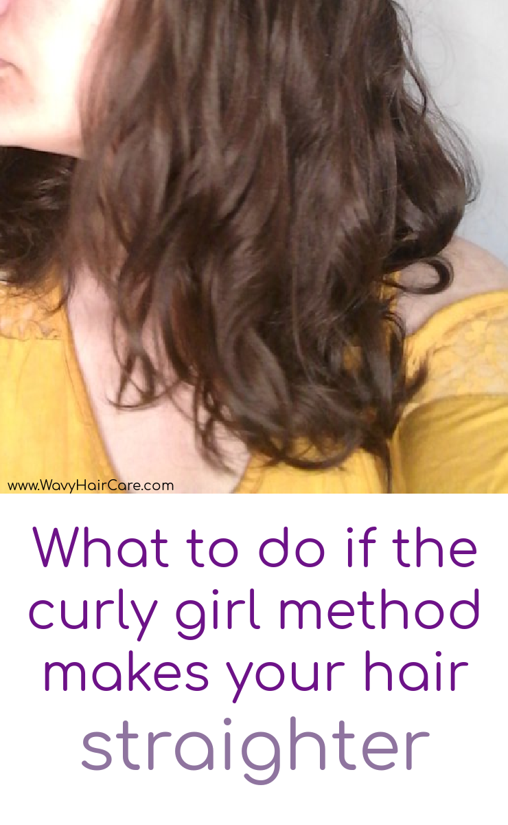 What to do if the curly girl method makes your hair straighter