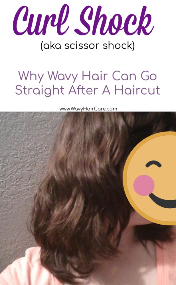 Curl shock or scissor shock - why wavy hair sometimes goes straight after a haircut