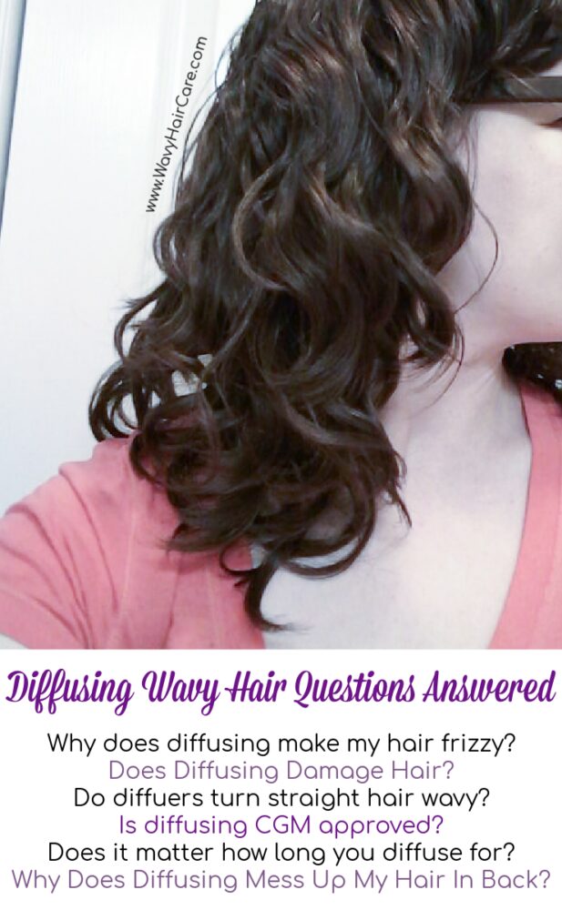 On Diffusing Wavy Hair Your Questions Answered Wavy Hair Care