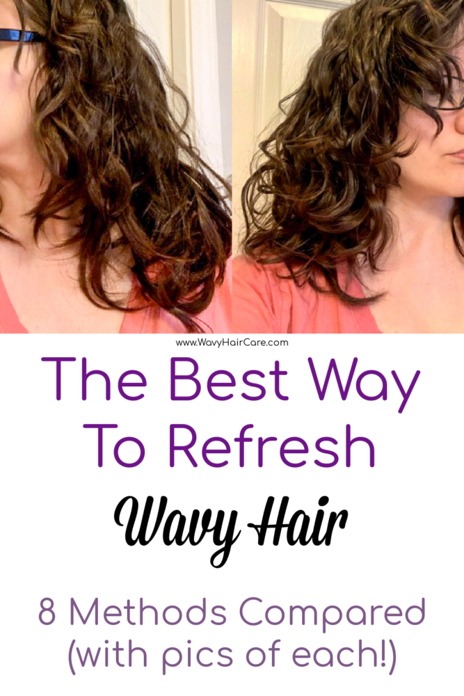 The best way to refresh wavy hair - 8 methods for refreshing compared with pictures of each