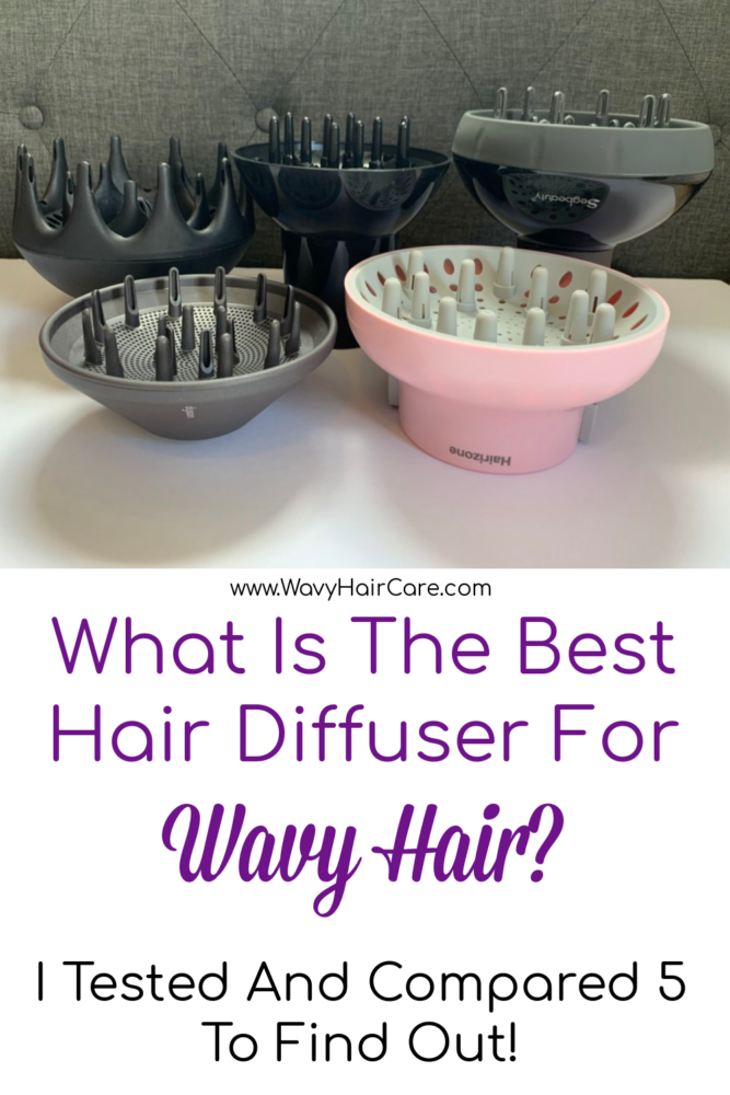 I Tested 5 popular hair diffusers on my wavy hair to find out what the best diffuser for wavy hair is!