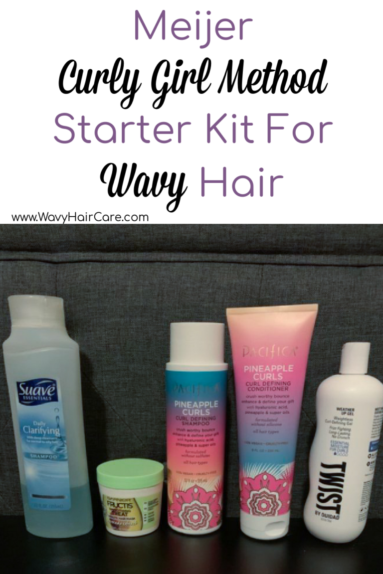 Meijer Curly Girl Method Starter Kit For Wavy Hair Wavy Hair Care