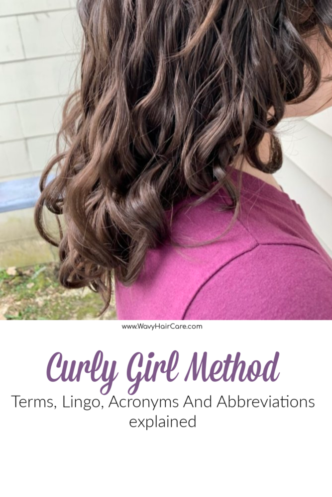Curly girl method terms, lingo, abbreviations and acronyms explained