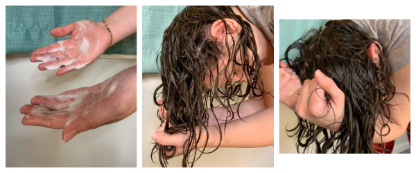 how to scrunch in hair products
