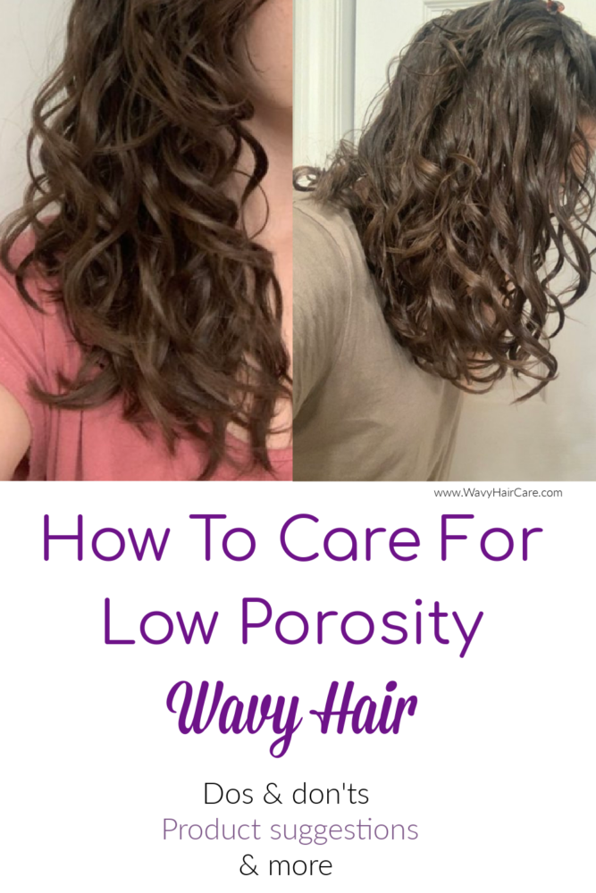 How to care for low porosity wavy hair. What products work well for low porosity hair, tips and tricks, dos and donts & more!