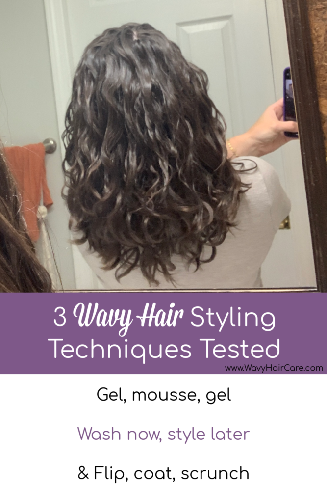 Wavy Hair Techniques | Flip, Coat, Scrunch | Gel, Mousse, Gel | Wash Now,  Style Later - Wavy Hair Care