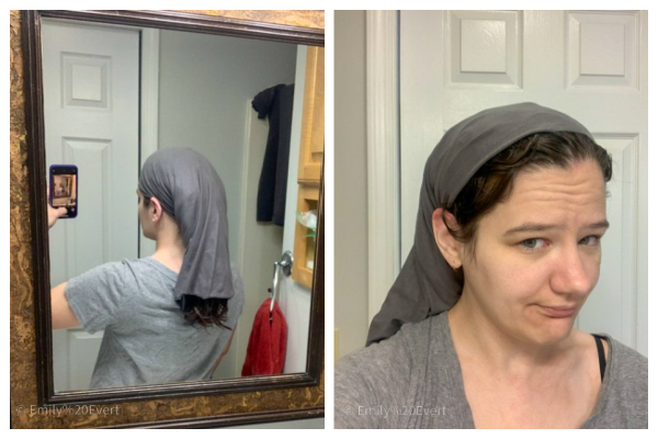 Wavy hair buff for sleeping