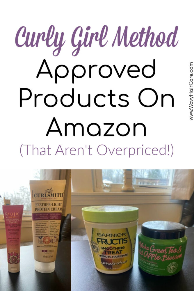 curly girl method approved products on amazon that aren't overpriced. Includes shampoo, conditioner, clarifying shampoo, chelating shampoo, leave in conditioner, curl creams, gels, mousse, protein treatments, deep conditioners, hair accessories and more! 